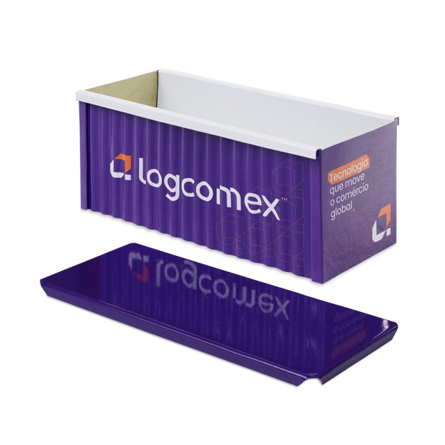 Container Metálico Premium 16x7x7 cm Personalizado