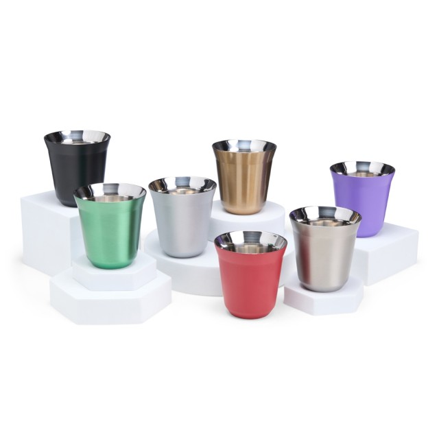 Copo Inox Parede Dupla 150ml Personalizado 08245