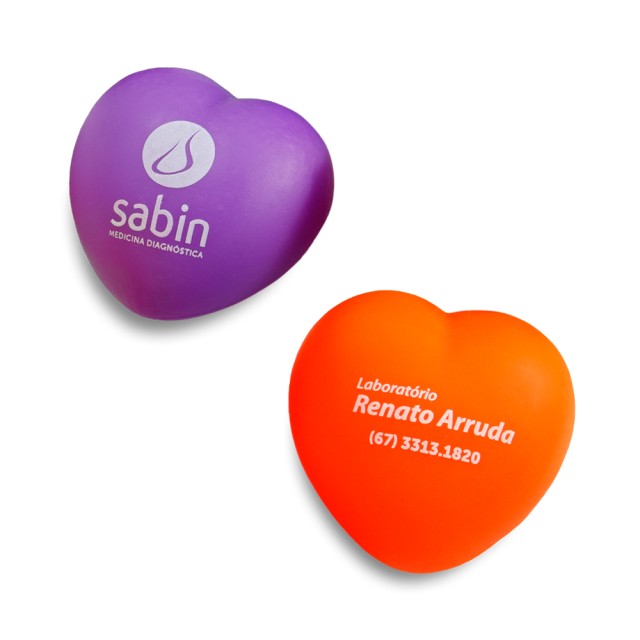Coração Antiestresse Promocional