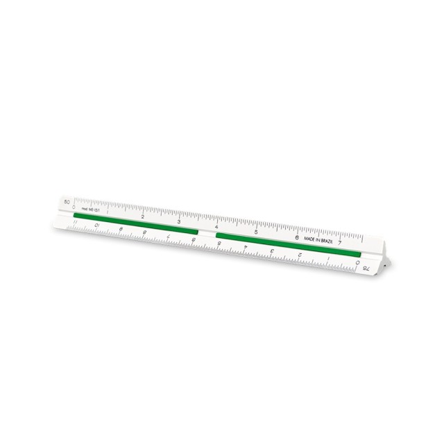 Escalímetro Triangular de 15cm Personalizado