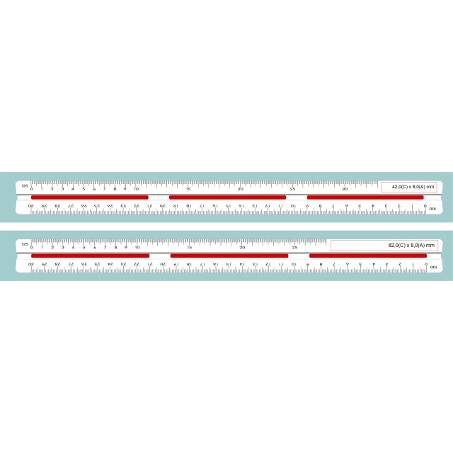 Escalímetro Triangular de 30cm Personalizado