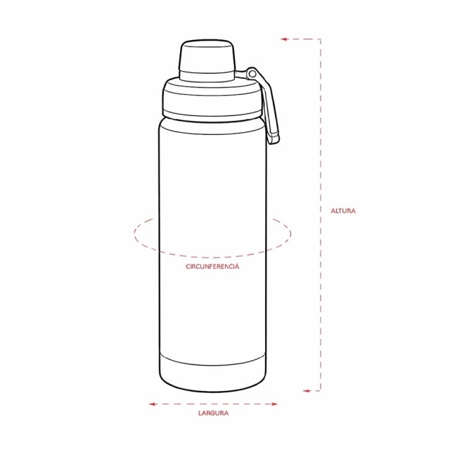 Garrafa Térmica 600ml Personalizada 09182