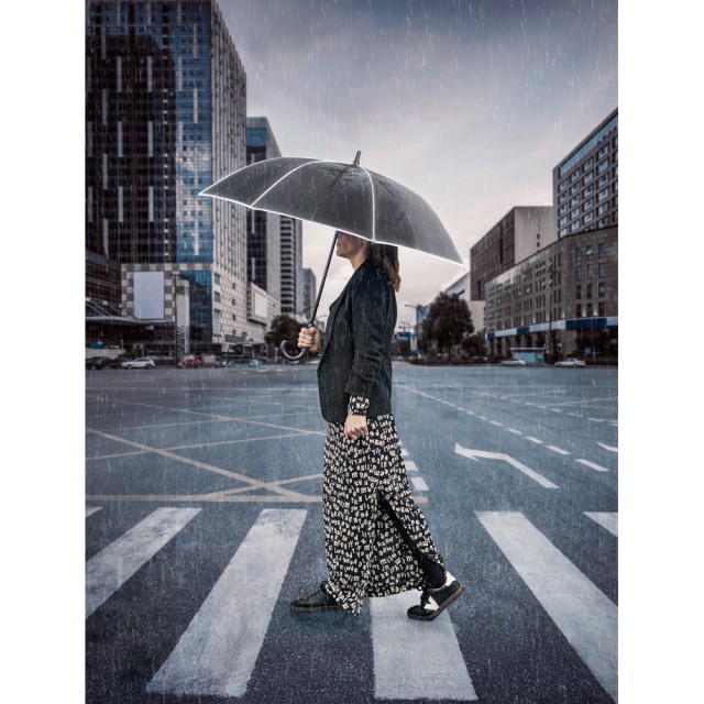 Guarda-chuva de 27" em Poliéster Finnley Promocional 99163