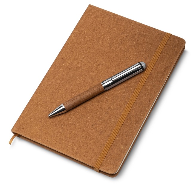 Kit Caderno Reciclável 21,1x14,7cm Personalizado 14982 Kit Caderno Reciclável 21,1x14,7cm Personalizado 14982