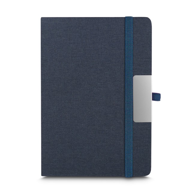 Kit Escritório A5 Capa RPET e Caneta Metálica Personalizado CAD155