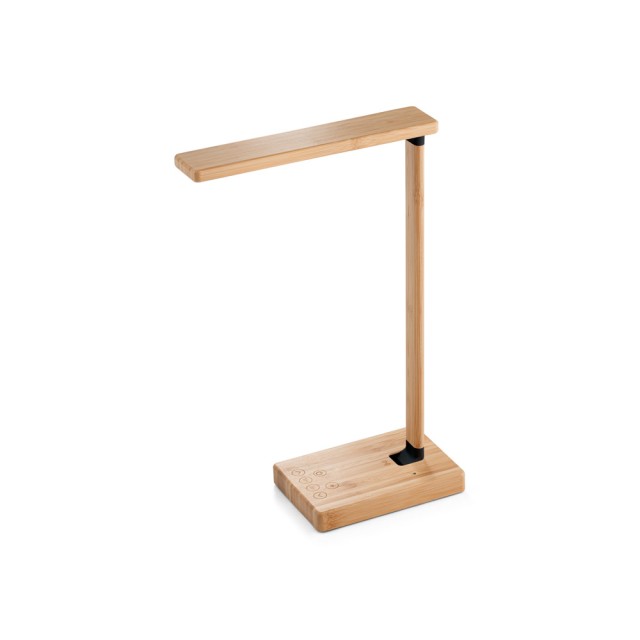 Luminária com Carregador por Indução em Bambu Morey Personalizada 97122
