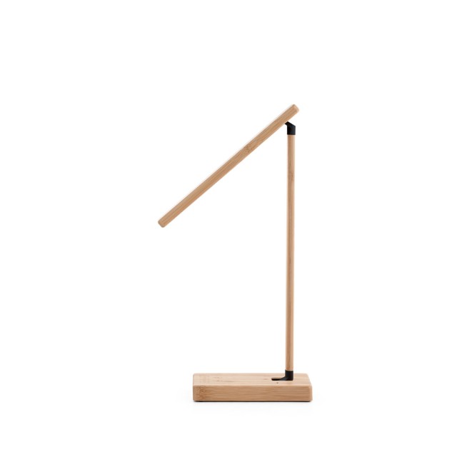 Luminária com Carregador por Indução em Bambu Morey Personalizada 97122