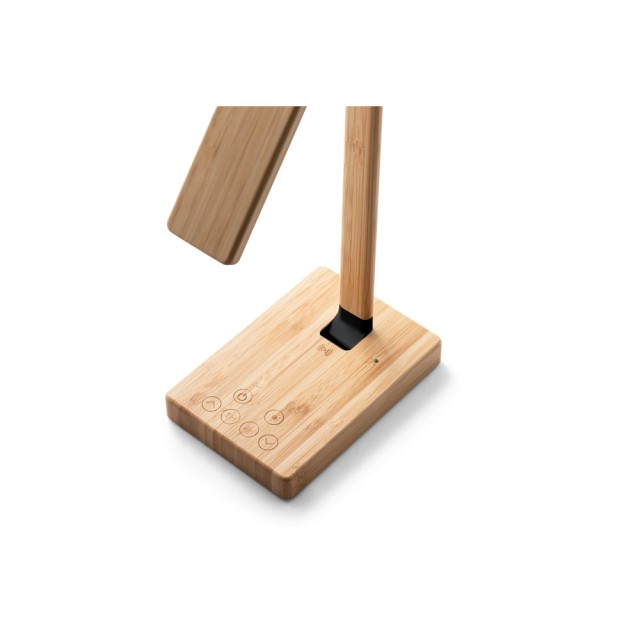Luminária com Carregador por Indução em Bambu Morey Personalizada 97122