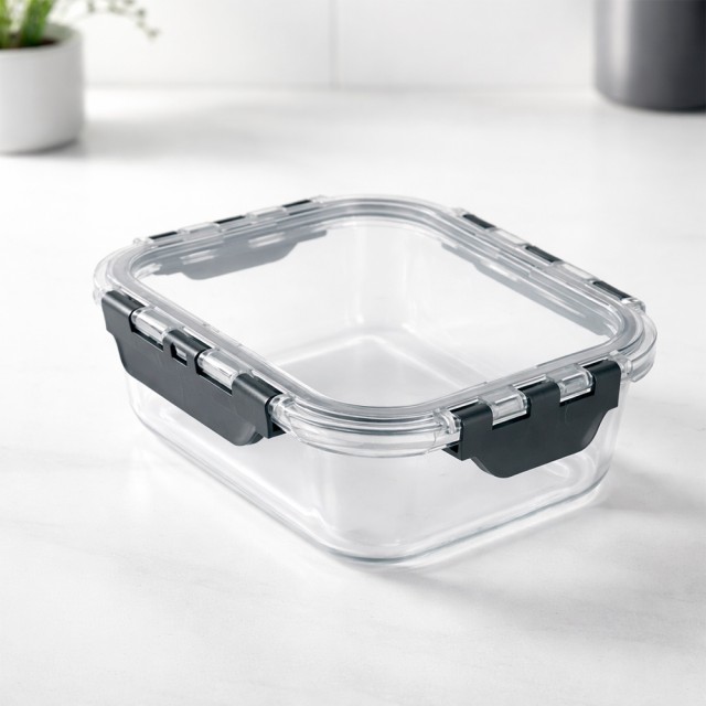 Marmita de Vidro 6,2x18,5x10cm com 600ml Personalizada 09209