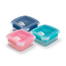 Marmita Hermética Plástico 7,9x16,7x12cm de 1L Personalizada 19165