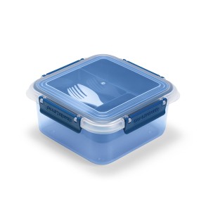 Marmita Hermética Plástico 7,9x16,7x12cm de 1L Personalizada 19165