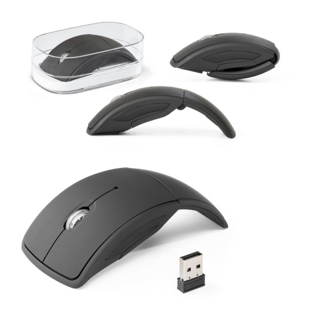 Mouse Wireless Dobrável 2.4G Alencar Personalizado 97399