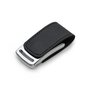 Pen Couro de Couro Personalizado 055-4GB/8GB