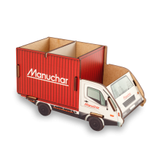 Porta Objetos Caminhão com Container MDF Personalizado