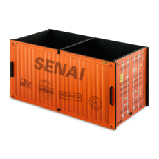 Caixa Container Grande de MDF 17x9x9cm Personalizado