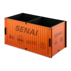 Caixa Container Grande de MDF 17x9x9cm Personalizado
