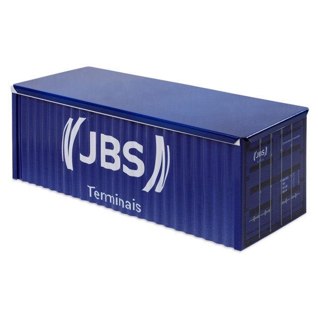 Porta Objetos de Metal Container 23x8x8cm Personalizado