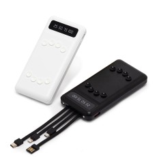 Power Bank 10.000mAh com Lanterna e Multissaídas Promocional 08009