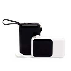 Power Bank 10.000mAh com Lanterna e Multissaídas 08011