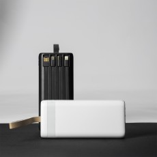 Power Bank 20.000mAh com Lanterna e Multissaídas Personalizado 09001