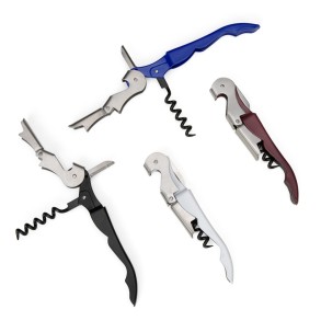 Saca-Rolhas Metal com 2 Estágios Personalizado 18621