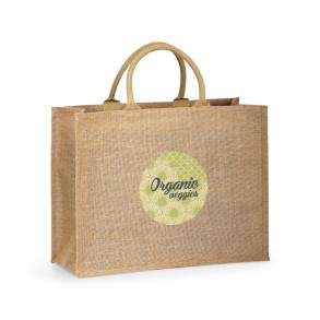Sacola 100% Juta 43x34x17,5cm Shanti Promocional 92827