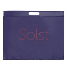 Sacola Plástica Alça Tala Trilho Personalizada 50x40cm x 0,15