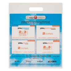 Sacola Plástica Alça Vazada Personalizada 36x44cm x 0,07 