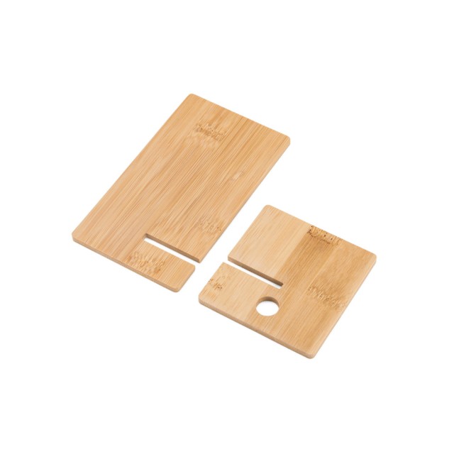 Suporte Desmontável para Celular em Bambu Galen Personalizado 93639