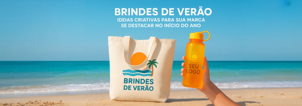 Brindes de Verão: ideias criativas para sua marca se destacar no início do ano